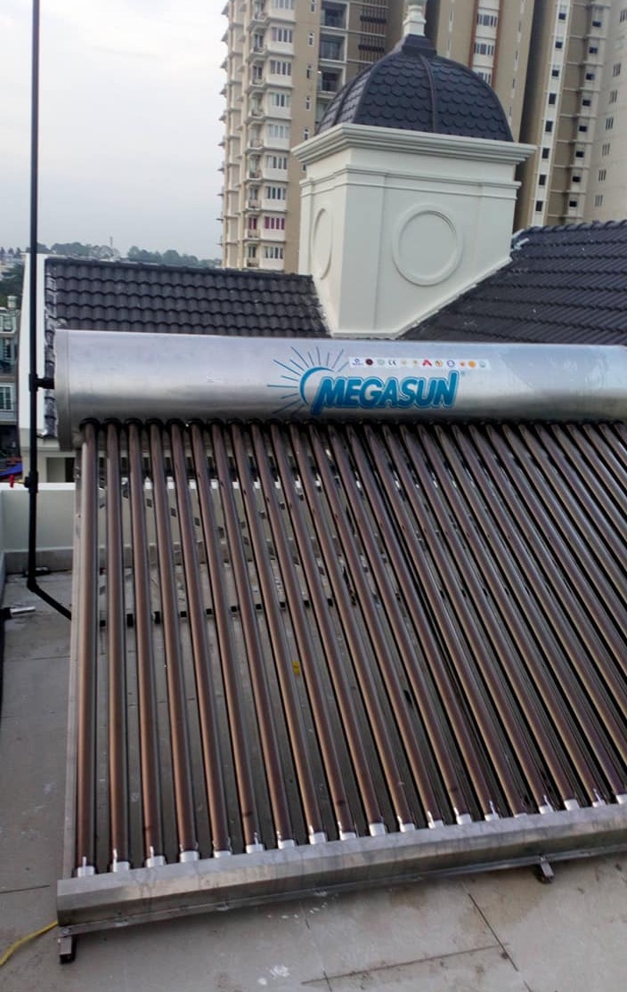 Máy nước nóng năng lượng mặt trời Megasun 120L
